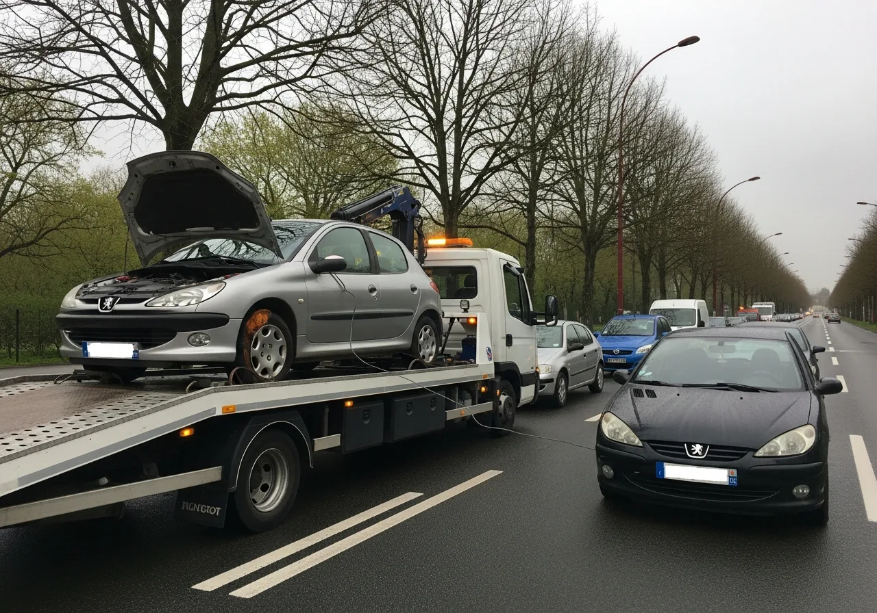 Enlèvement véhicule en panne à Champs-sur-Marne
